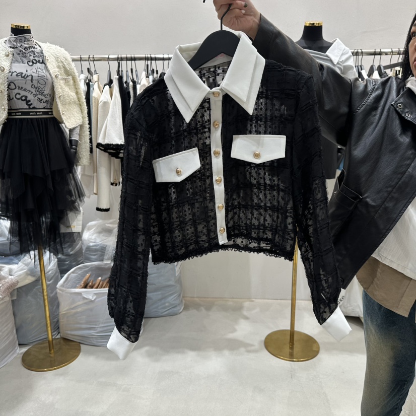 LOTTIMO東大門㊣代購女裝新款休閑推薦職業時尚25秋冬襯衫蕾絲衫LOTTIMO襯衫/蕾絲衫圖色2