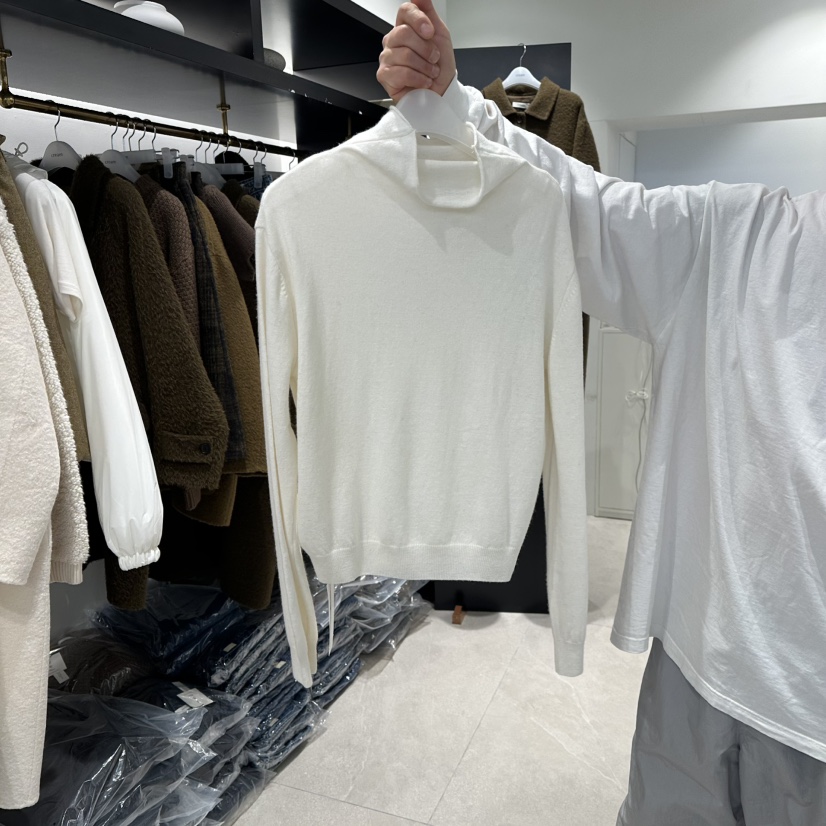 CREAM-P東大門㊣實拍女士新品熱賣職業25秋冬針織衫抓絨高領CREAM-P針織衫