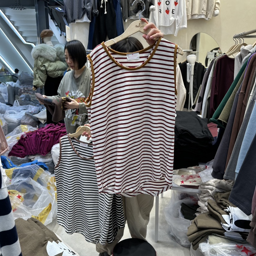 REPLAY東大門㊣直郵女士新款人氣休閑職業推薦熱賣吊帶背心REPLAY吊帶/背心圖色1