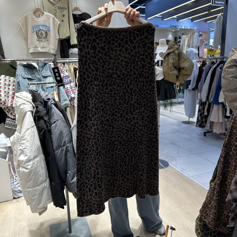 UNDERSTAR_VINTAGE東大門㊣代購女士新品休閑人氣職業時尚長裙UNDERSTAR_VINTAGE長裙