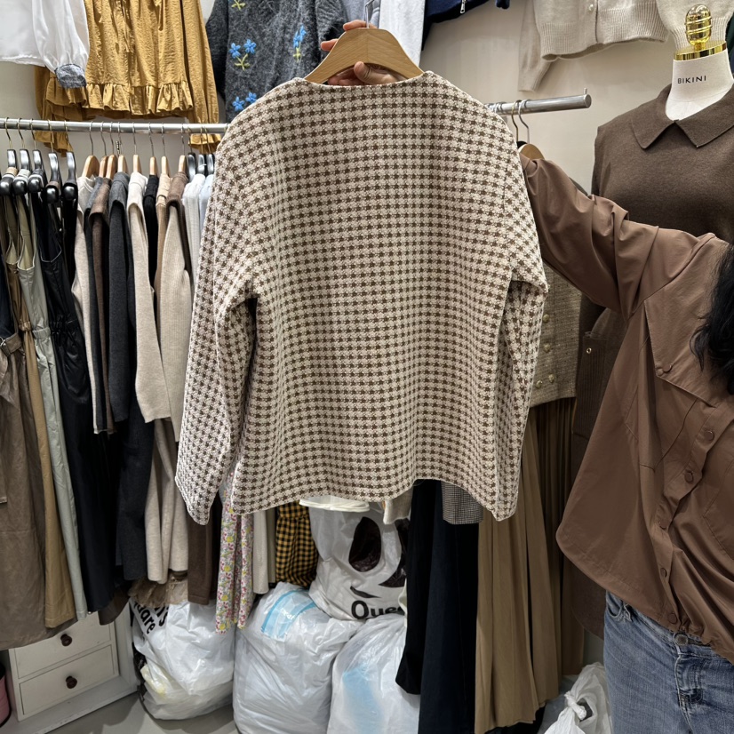 BIKINI韓國直郵㊣女裝新品推薦25秋冬人氣職業休閑熱賣夾克BIKINI夾克