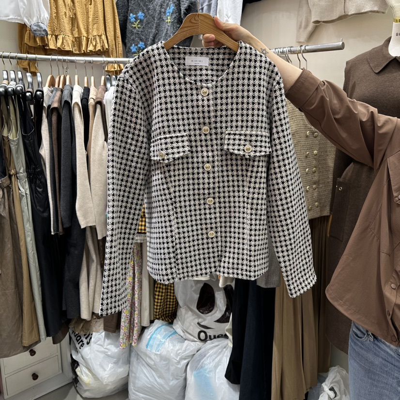 BIKINI韓國直郵㊣女裝新品推薦25秋冬人氣職業休閑熱賣夾克BIKINI夾克圖色1