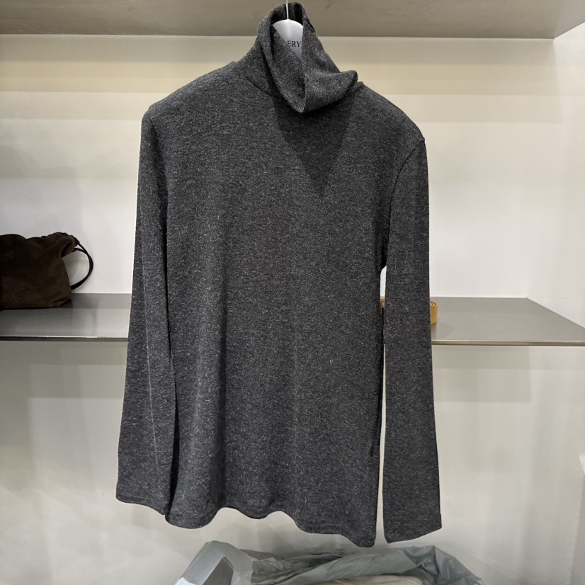 GALLERY-P東大門㊣實拍女裝新款人氣熱賣休閑長袖T恤安哥拉GALLERY長袖T恤圖色5墨色