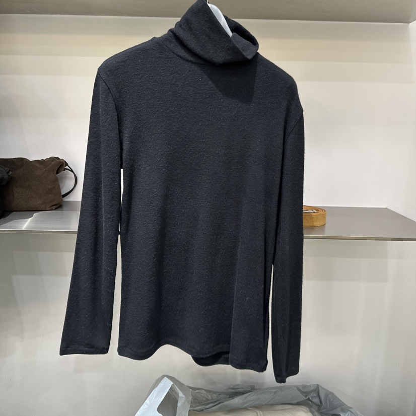 GALLERY-P東大門㊣實拍女裝新款人氣熱賣休閑長袖T恤安哥拉GALLERY長袖T恤圖色7黑色