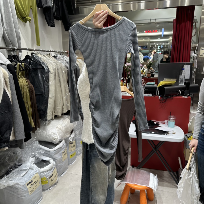 SOLAR東大門㊣代購女士新款25秋冬職業推薦時尚人氣休閑針織衫SOLAR針織衫