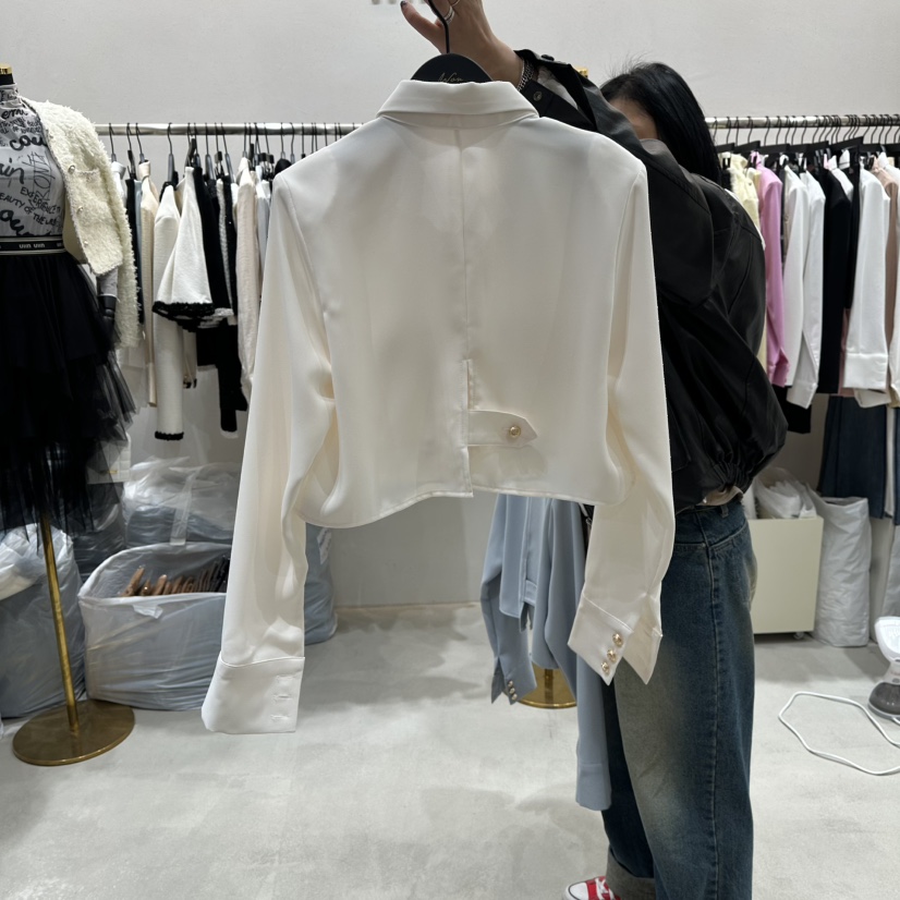 LOTTIMO東大門㊣代購女士新款休閑人氣熱賣推薦襯衫蕾絲衫口袋LOTTIMO襯衫/蕾絲衫