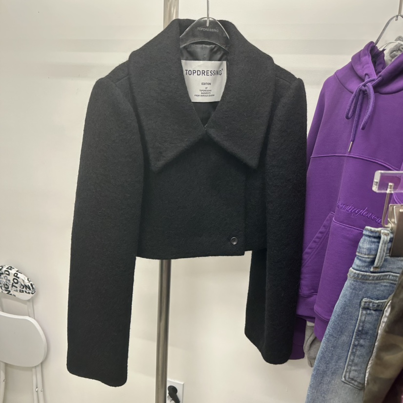 TOPDRESSING韓國直郵㊣女裝新品職業熱賣休閑人氣推薦25秋冬夾克TOPDRESSING夾克圖色2