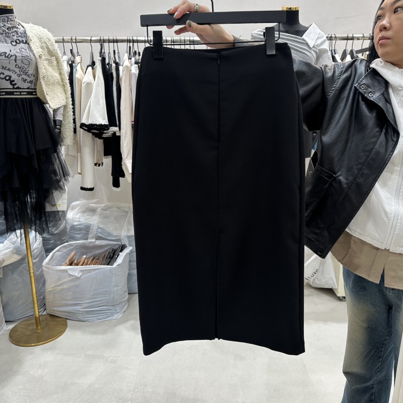 LOTTIMO韓國直郵㊣女士新品時尚熱賣25秋冬職業休閑人氣長裙LOTTIMO長裙