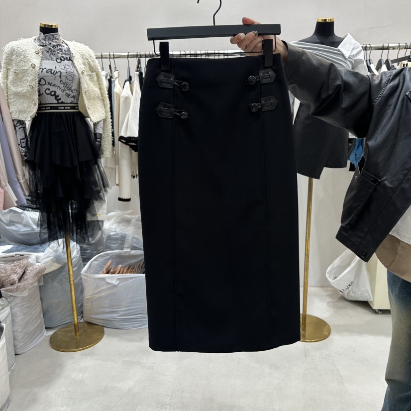 LOTTIMO韓國直郵㊣女士新品時尚熱賣25秋冬職業休閑人氣長裙LOTTIMO長裙圖色2