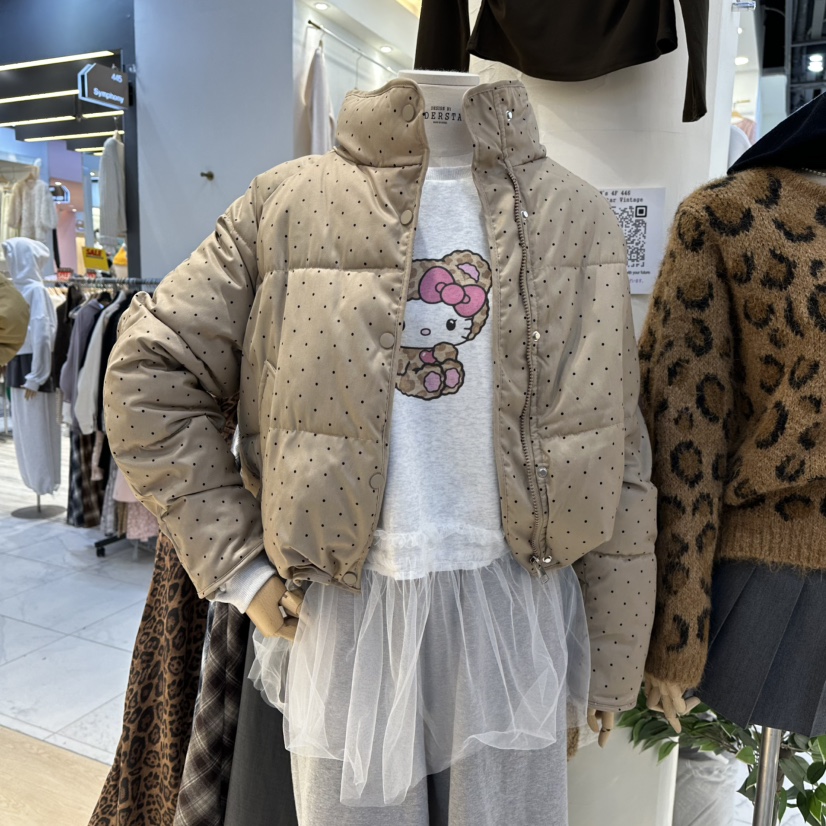 UNDERSTAR_VINTAGE韓國直郵㊣女士新品熱賣職業短款羽絨服填充UNDERSTAR_VINTAGE短款羽絨服圖色1