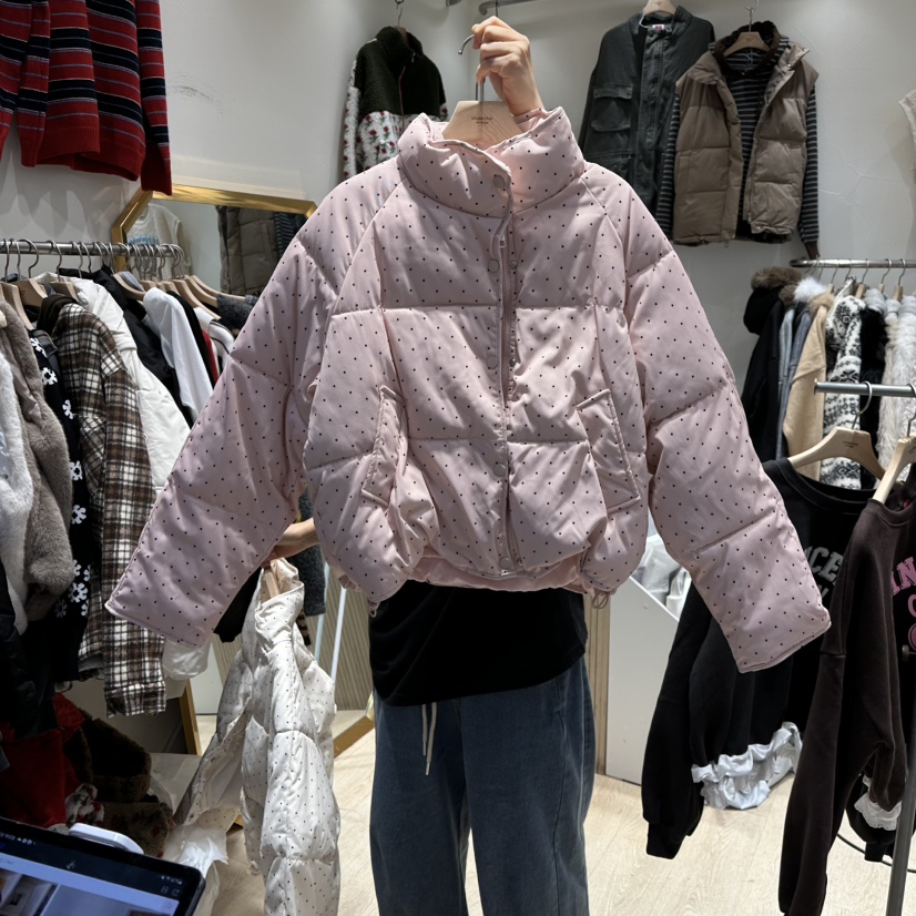 UNDERSTAR_VINTAGE韓國直郵㊣女士新品熱賣職業短款羽絨服填充UNDERSTAR_VINTAGE短款羽絨服圖色2