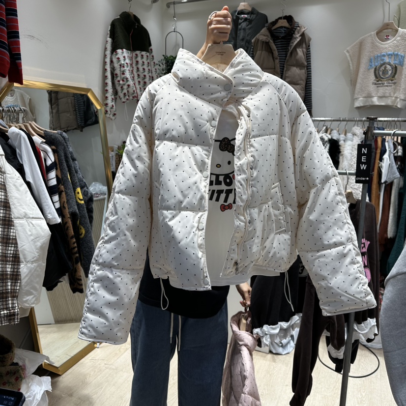UNDERSTAR_VINTAGE韓國直郵㊣女士新品熱賣職業短款羽絨服填充UNDERSTAR_VINTAGE短款羽絨服圖色3