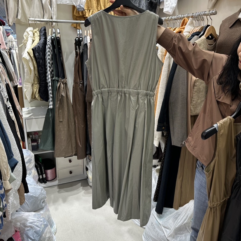 BIKINI韓國代購㊣女士新款休閑職業25秋冬時尚熱賣連衣裙拉鏈BIKINI連衣裙