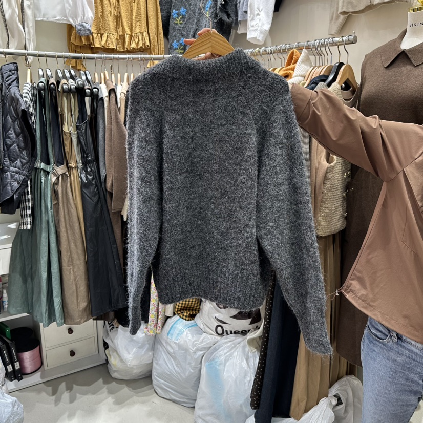 BIKINI東大門㊣代購女士新品推薦熱賣時尚休閑職業毛衣紐扣BIKINI毛衣