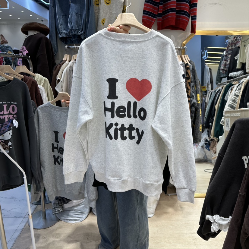 UNDERSTAR_VINTAGE韓國代購㊣女裝新款25秋冬職業時尚人氣衛衣UNDERSTAR_VINTAGE衛衣