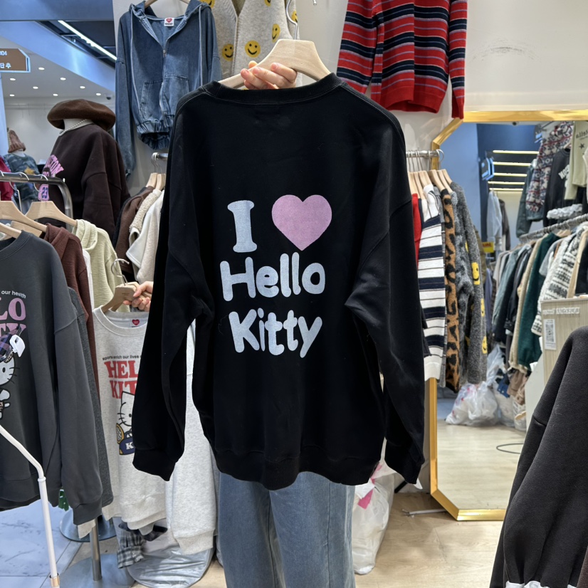 UNDERSTAR_VINTAGE韓國代購㊣女裝新款25秋冬職業時尚人氣衛衣UNDERSTAR_VINTAGE衛衣