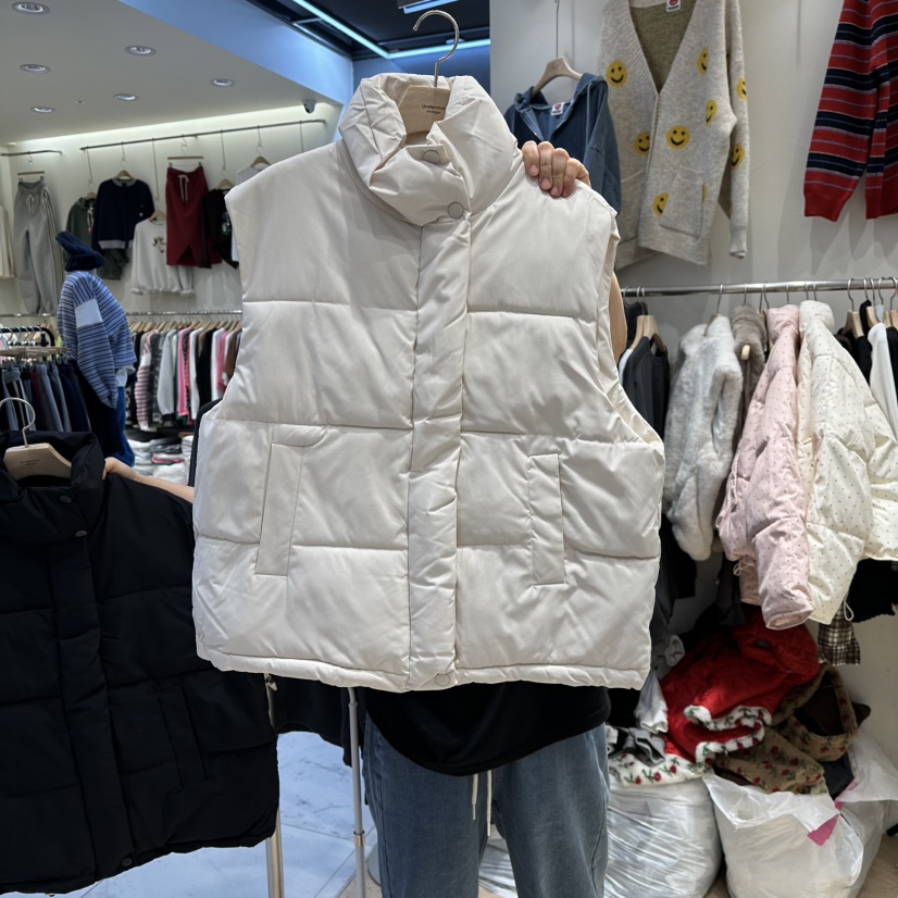 UNDERSTAR_VINTAGE韓國直郵㊣女士新款熱賣休閑推薦職業馬甲UNDERSTAR_VINTAGE馬甲圖色1