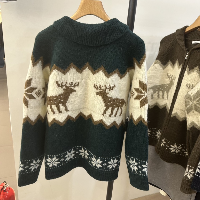 3 ANOTHER東大門㊣直郵女裝新款推薦熱賣時尚人氣針織衫拉鏈3 ANOTHER針織衫