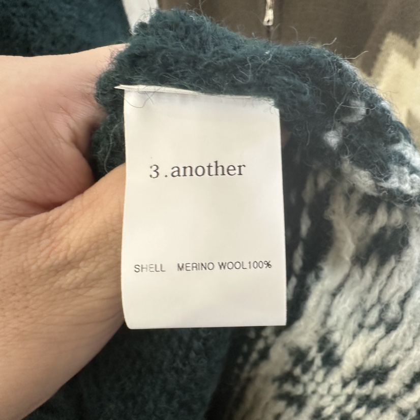 3 ANOTHER東大門㊣直郵女裝新款推薦熱賣時尚人氣針織衫拉鏈3 ANOTHER針織衫