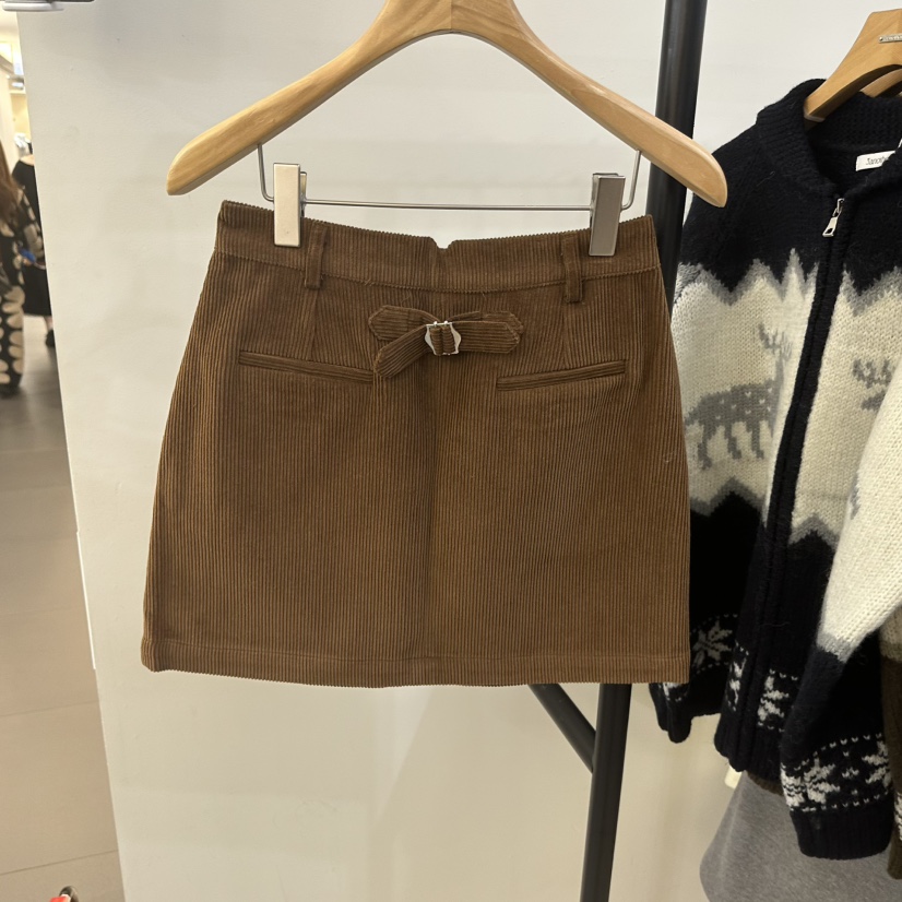 3 ANOTHER韓國直郵㊣女裝新品職業25秋冬人氣時尚推薦短裙3 ANOTHER短裙
