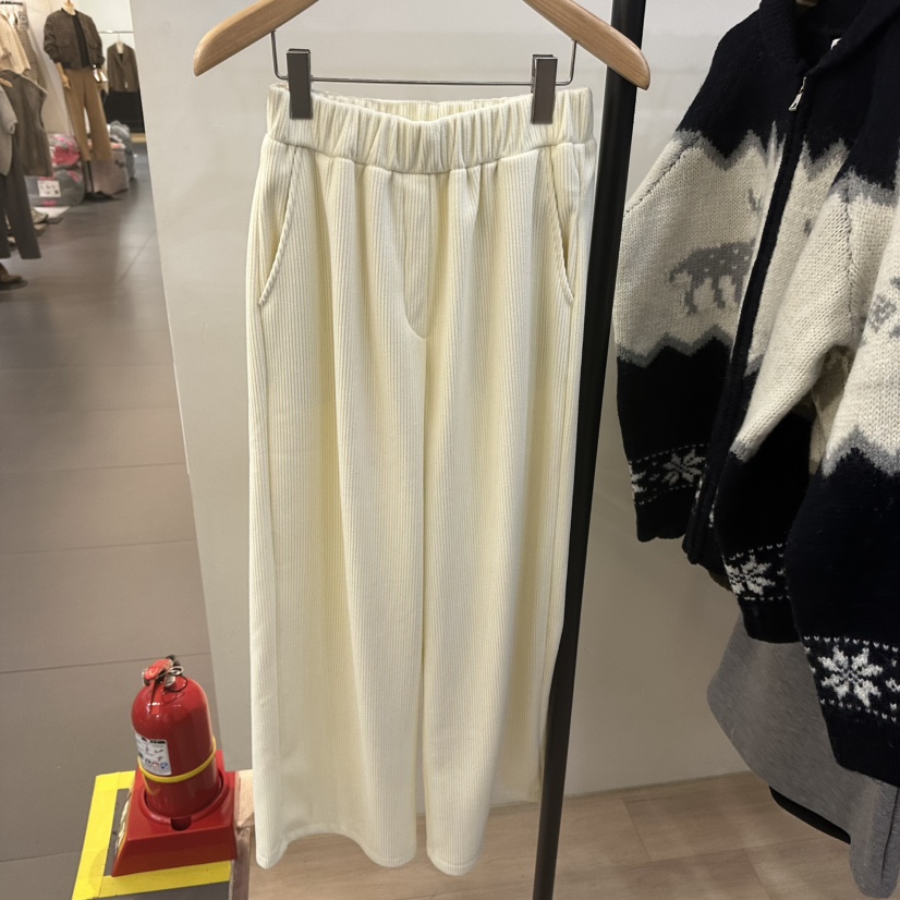 3 ANOTHER東大門㊣實拍女裝新品時尚推薦熱賣人氣休閑褲條紋3 ANOTHER休閑褲圖色1