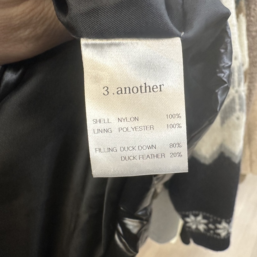 3 ANOTHER東大門㊣直郵女裝新品休閑25秋冬短款羽絨服填充鴨絨3 ANOTHER短款羽絨服