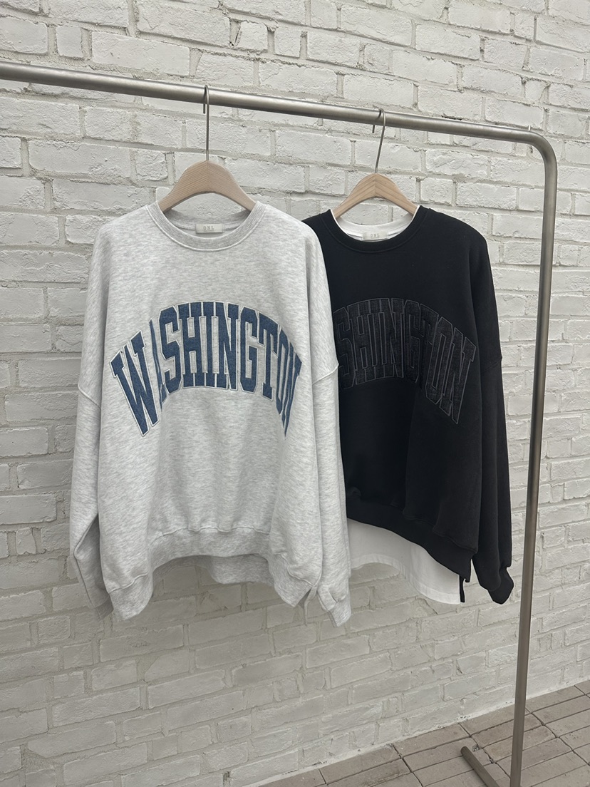 ONL韓國直郵㊣女士新款熱賣推薦25秋冬職業休閑衛衣加絨刺繡ONL衛衣