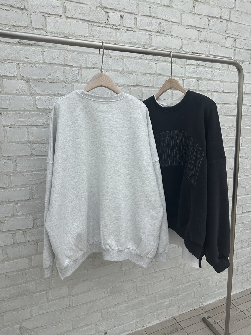 ONL韓國直郵㊣女士新款熱賣推薦25秋冬職業休閑衛衣加絨刺繡ONL衛衣