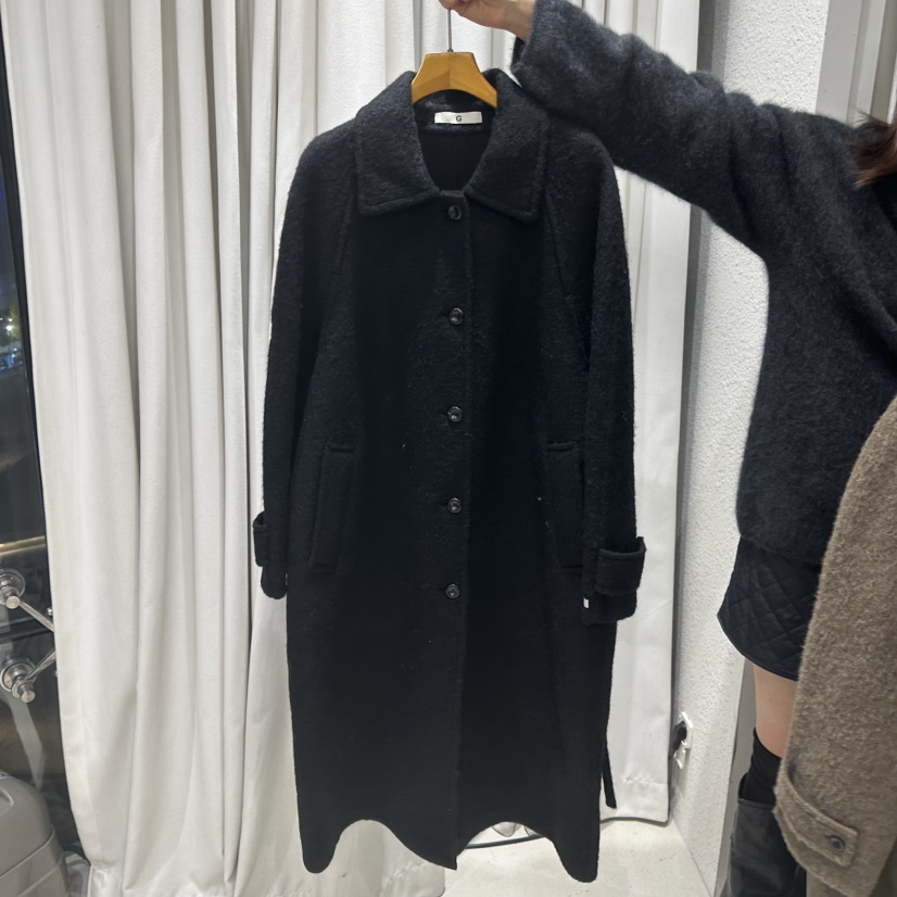TREND SELLER/G東大門㊣代購女裝新品推薦熱賣中長款大衣G/TREND SELLER中長款大衣圖色2