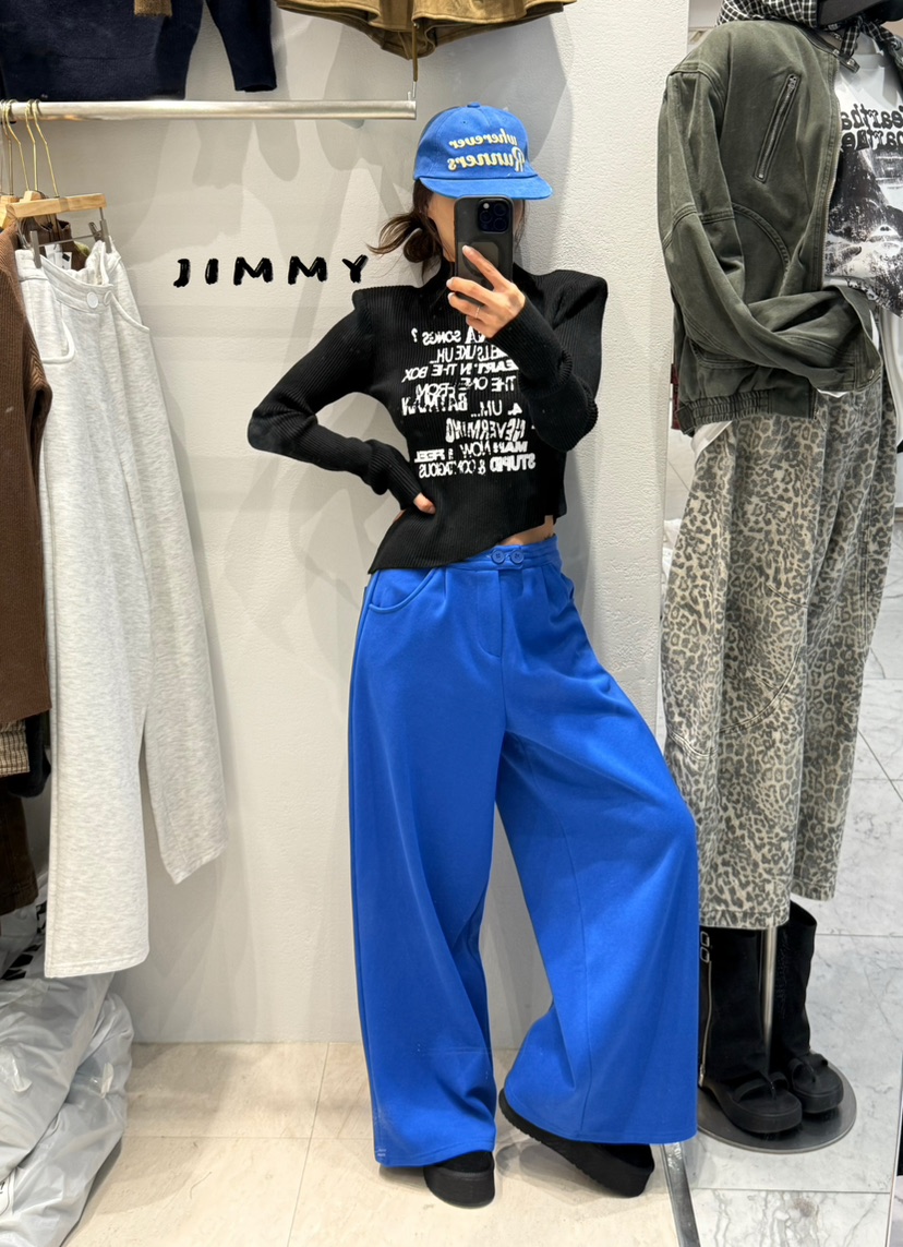 JIMMY東大門㊣代購女裝新品休閑推薦25秋冬時尚人氣職業針織衫JIMMY/REMAKE針織衫