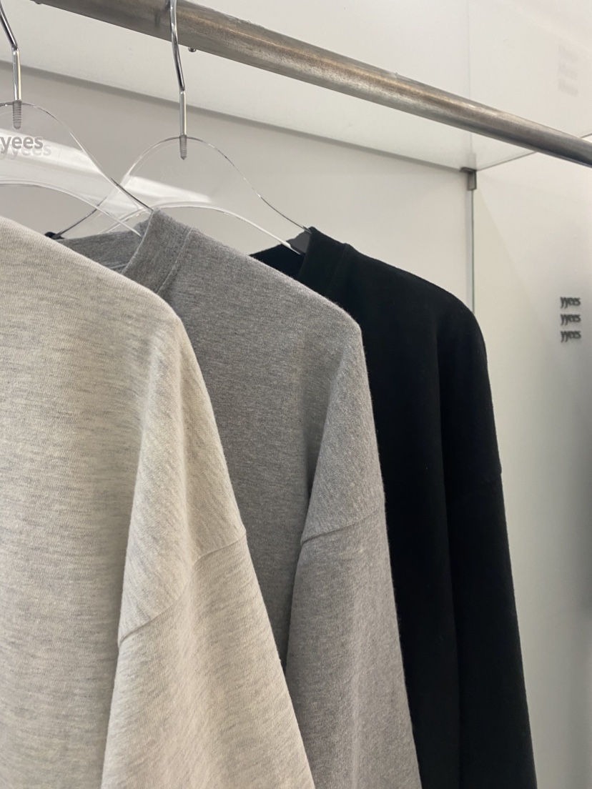 YES韓國代購㊣女士新款職業25秋冬休閑熱賣時尚推薦長袖T恤YES長袖T恤