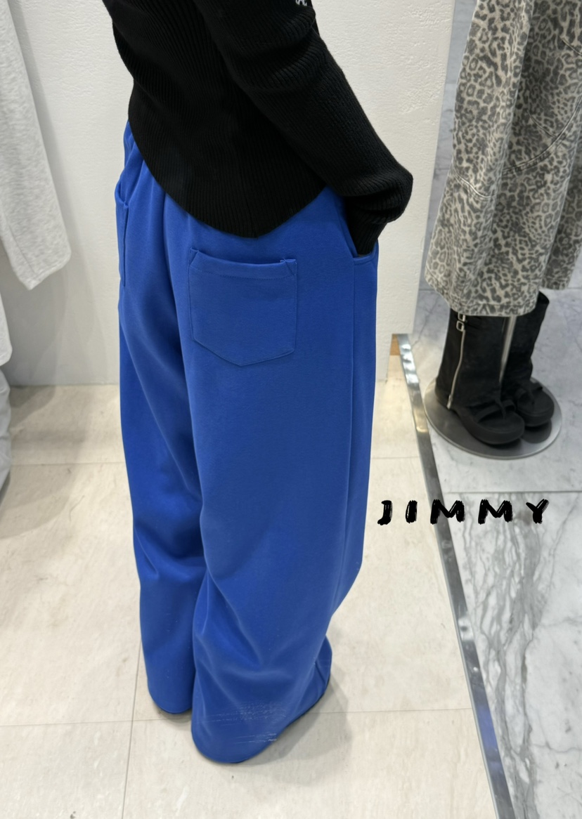 JIMMY東大門㊣直郵女裝新款25秋冬時尚推薦休閑熱賣休閑褲抓絨JIMMY/REMAKE休閑褲