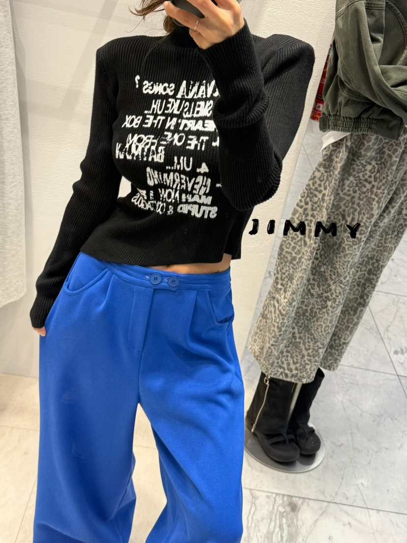 JIMMY東大門㊣直郵女裝新款25秋冬時尚推薦休閑熱賣休閑褲抓絨JIMMY/REMAKE休閑褲