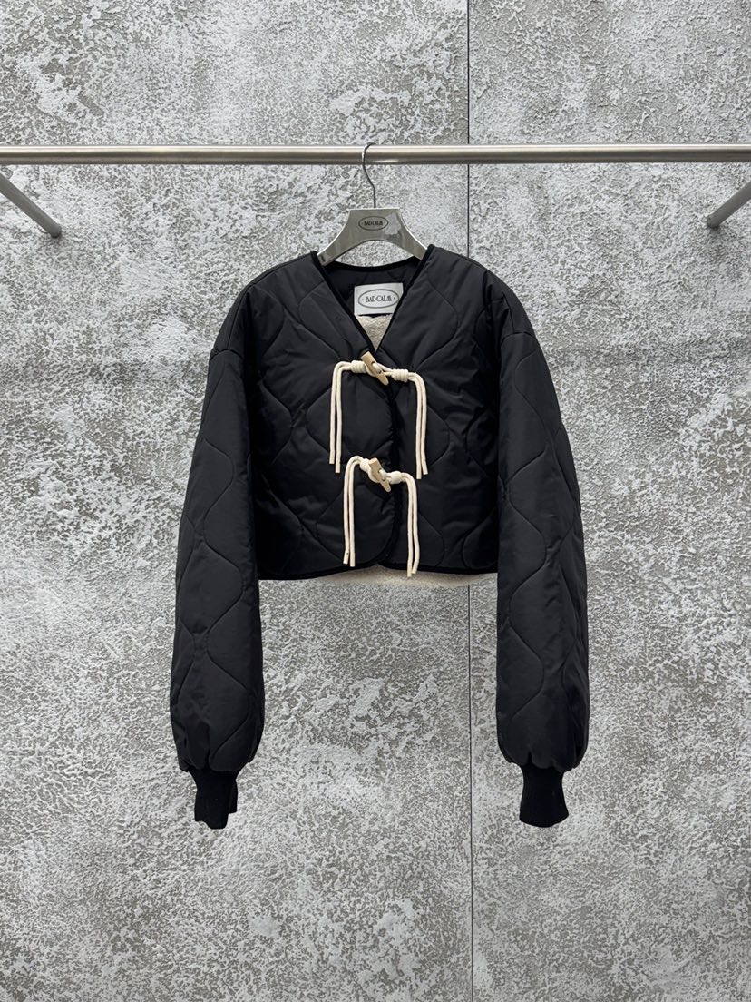 BADCALM東大門㊣代購女裝新品職業休閑時尚人氣熱賣短款棉服BADCALM短款棉服圖色2