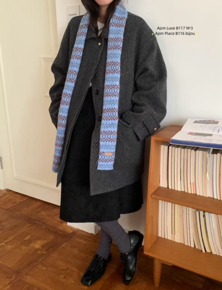 N3東大門㊣實拍女士新款職業熱賣人氣休閑推薦25秋冬圍巾披肩N3圍巾/披肩