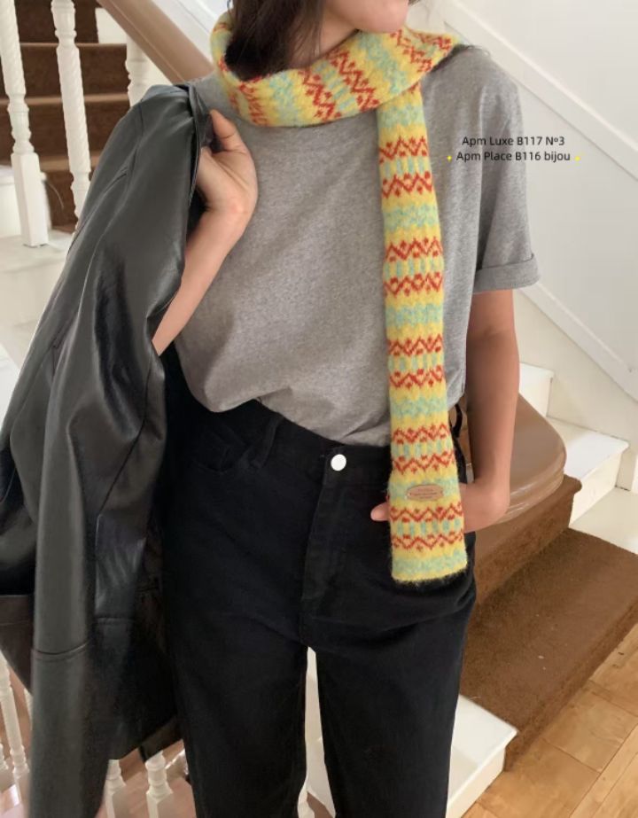 N3東大門㊣實拍女士新款職業熱賣人氣休閑推薦25秋冬圍巾披肩N3圍巾/披肩