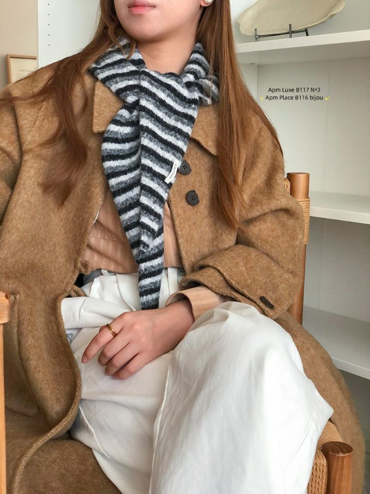 N3韓國代購㊣女裝新款25秋冬推薦時尚休閑熱賣職業圍巾披肩N3圍巾/披肩