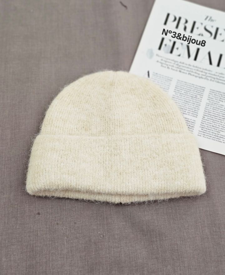 N3東大門㊣代購女裝新款熱賣職業推薦休閑25秋冬帽子羊毛柔軟N3帽子圖色2
