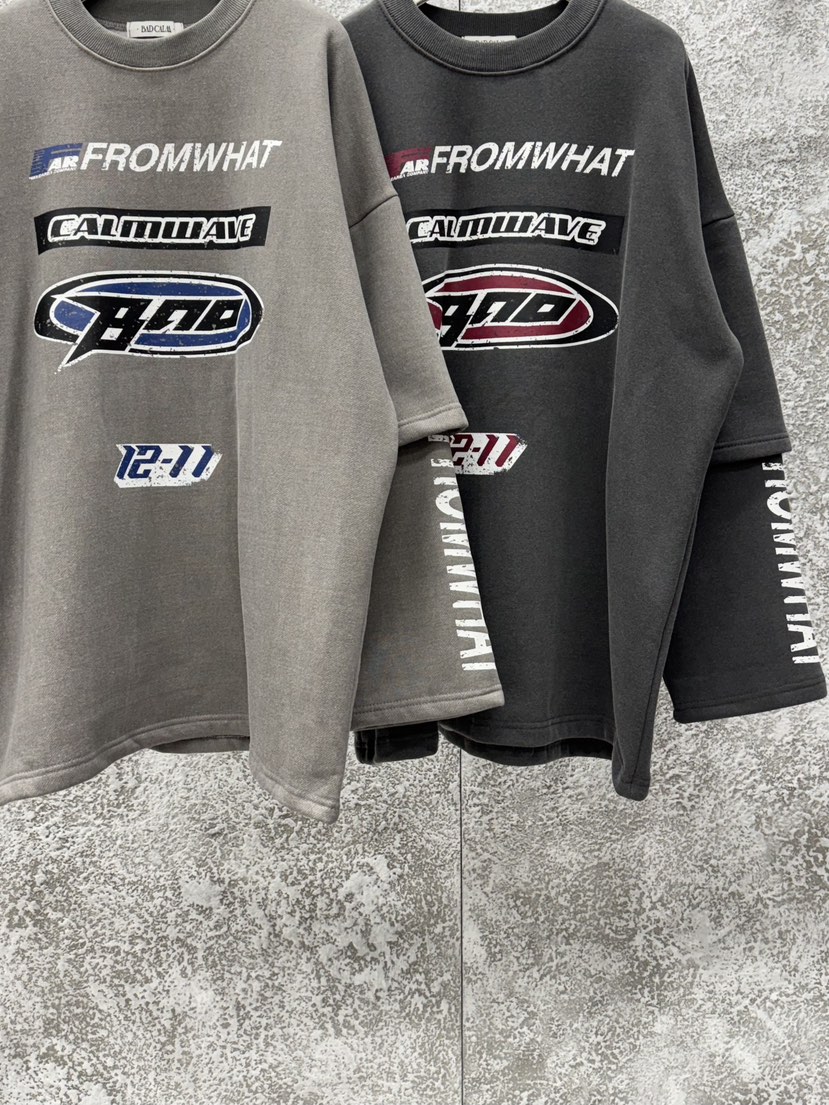 BADCALM東大門㊣代購女裝新款推薦25秋冬人氣職業時尚長袖T恤BADCALM長袖T恤