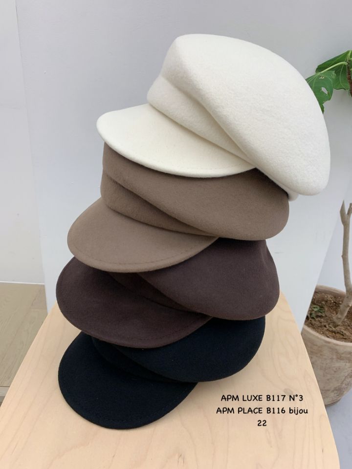 N3東大門㊣代購女士新款推薦職業熱賣休閑人氣帽子羊毛貝雷N3帽子