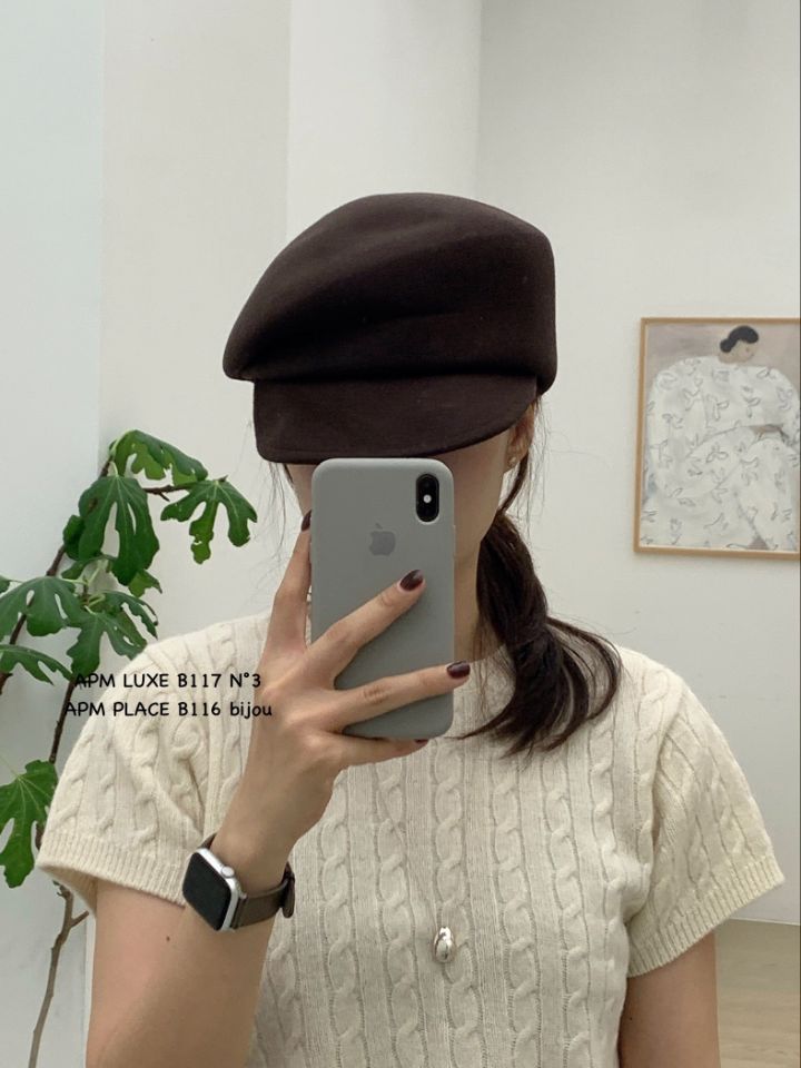 N3東大門㊣代購女士新款推薦職業熱賣休閑人氣帽子羊毛貝雷N3帽子