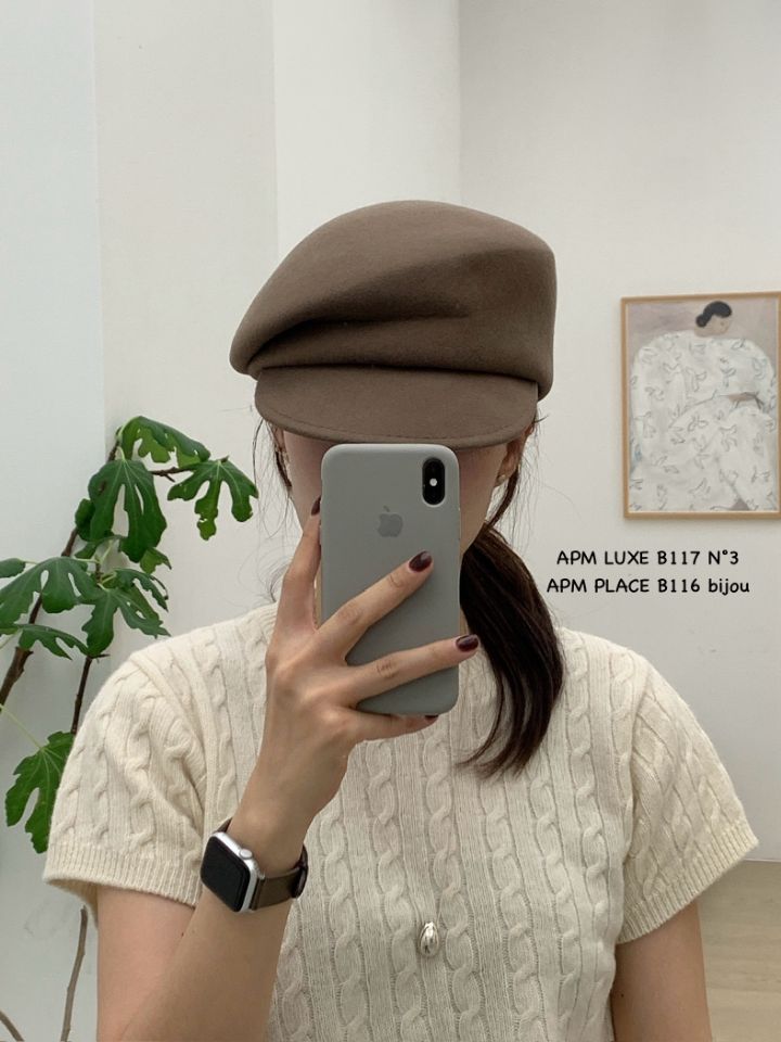 N3東大門㊣代購女士新款推薦職業熱賣休閑人氣帽子羊毛貝雷N3帽子