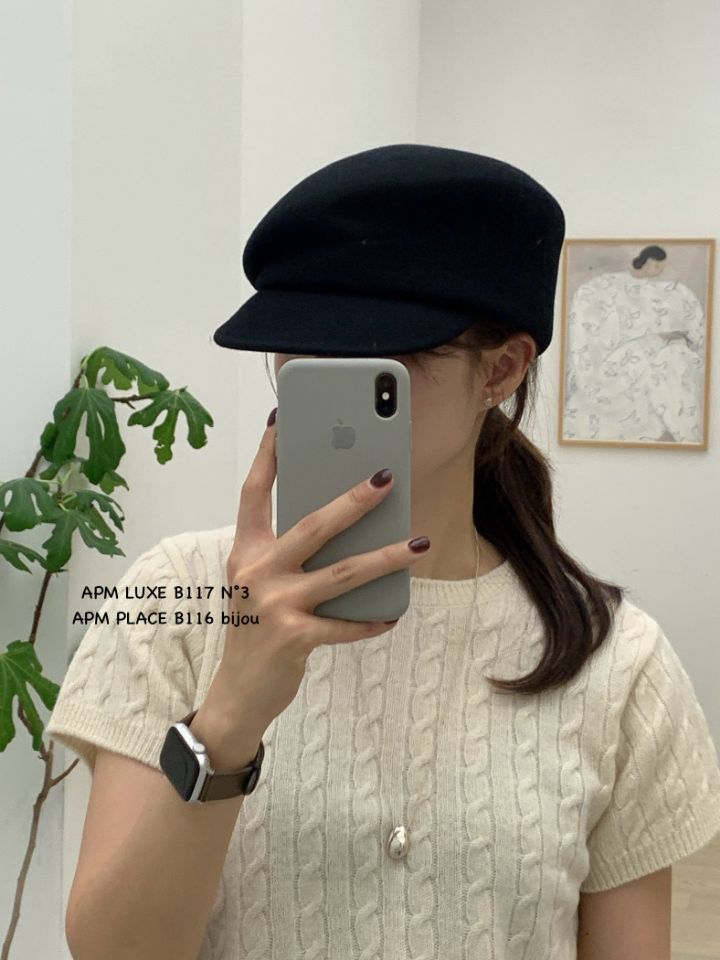 N3東大門㊣代購女士新款推薦職業熱賣休閑人氣帽子羊毛貝雷N3帽子