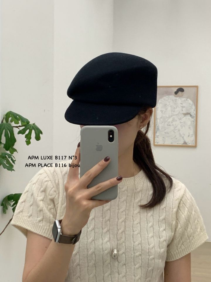 N3東大門㊣代購女士新款推薦職業熱賣休閑人氣帽子羊毛貝雷N3帽子