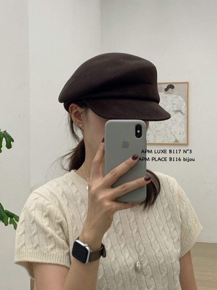 N3東大門㊣代購女士新款推薦職業熱賣休閑人氣帽子羊毛貝雷N3帽子