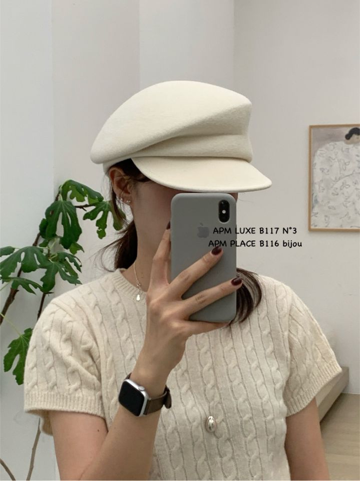 N3東大門㊣代購女士新款推薦職業熱賣休閑人氣帽子羊毛貝雷N3帽子