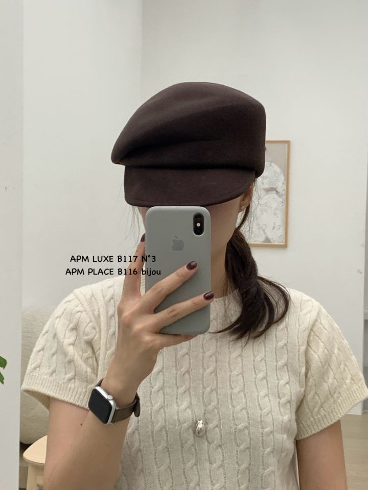 N3東大門㊣代購女士新款推薦職業熱賣休閑人氣帽子羊毛貝雷N3帽子