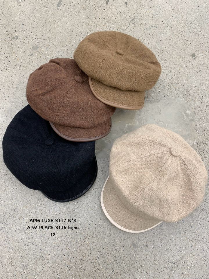 N3韓國代購㊣女士新款熱賣推薦時尚休閑25秋冬帽子羊毛貝雷N3帽子