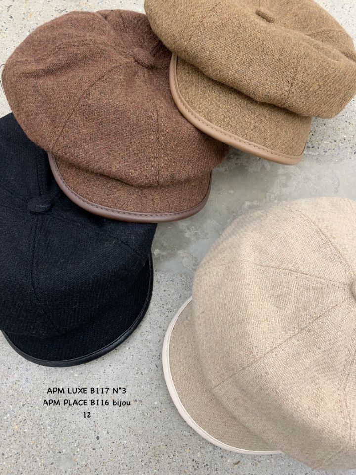 N3韓國代購㊣女士新款熱賣推薦時尚休閑25秋冬帽子羊毛貝雷N3帽子