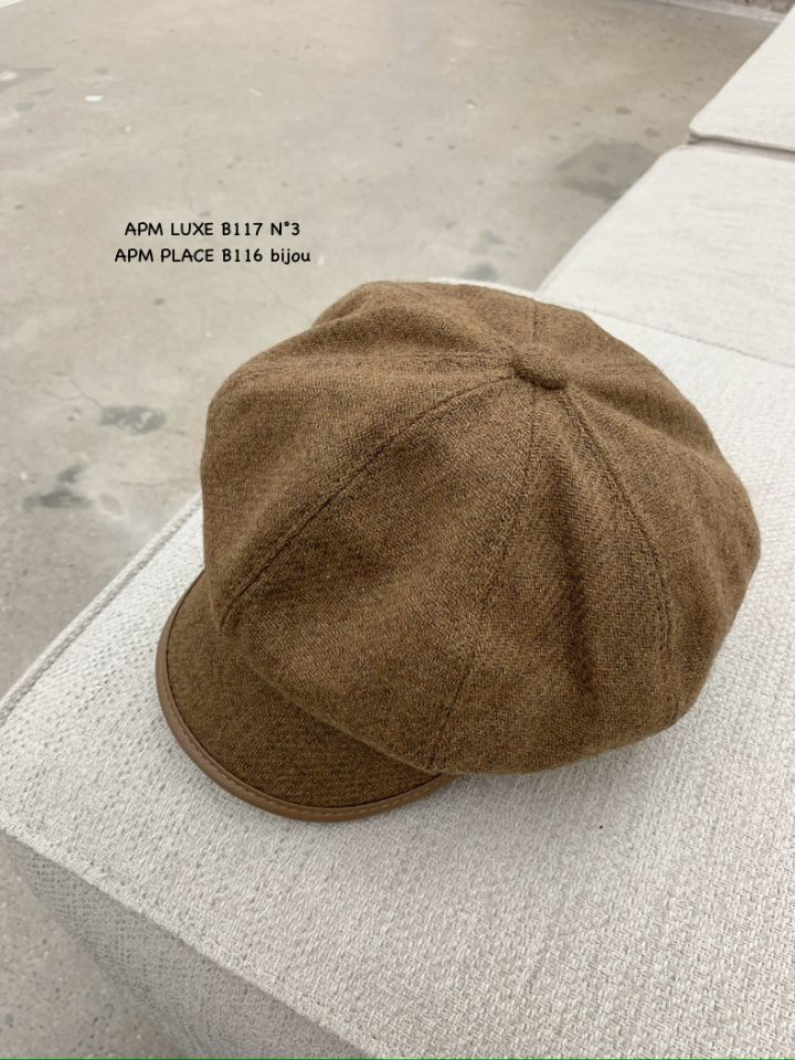 N3韓國代購㊣女士新款熱賣推薦時尚休閑25秋冬帽子羊毛貝雷N3帽子圖色4